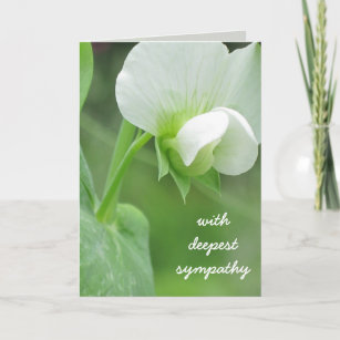 Sympathy Greeting Card customisable template