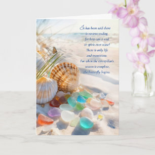 Sympathy Heartfelt Condolences with Beach Seashell Card