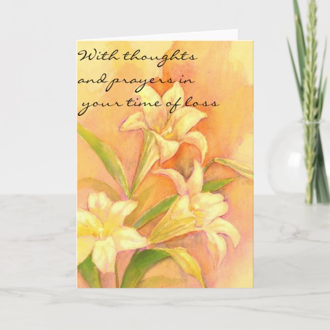 Sympathy in Time of Loss Card (Front)