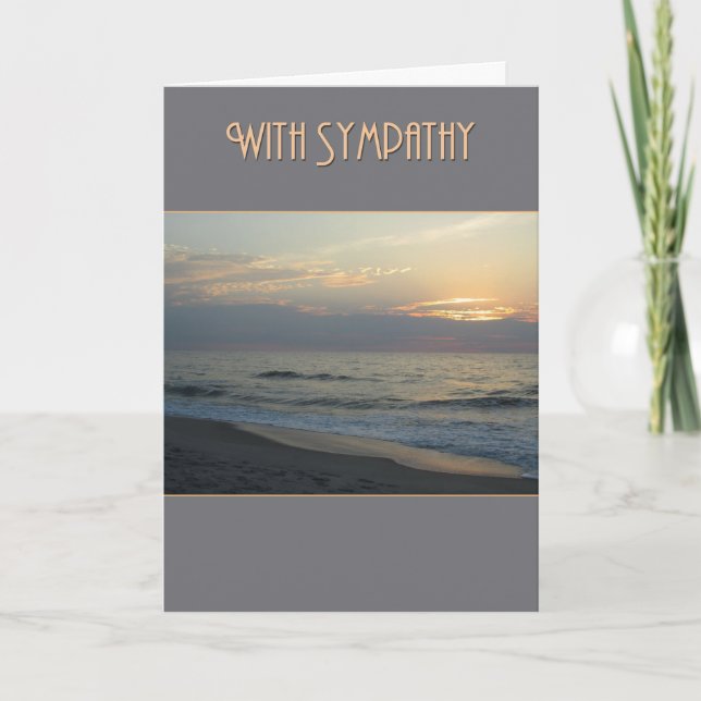 Sympathy Kure Sunrise Card (Front)