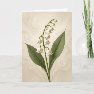 Sympathy Lily of the Valley  Card