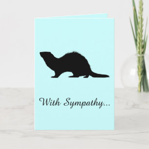 Sympathy Loss of a Ferret Card