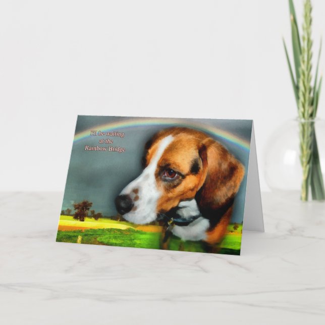 Sympathy - Loss of Pet Dog Card (Front)