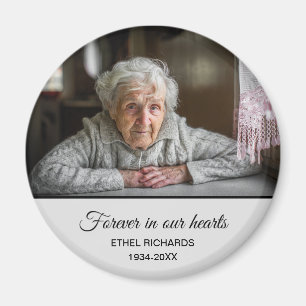 Sympathy Memorial In Loving Memory Photo Magnet