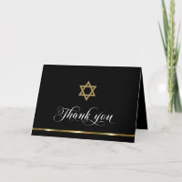 Sympathy Memorial Religious Jewish Black Gold