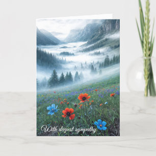 Sympathy Misty Mountain Valley Card