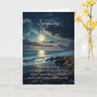 Sympathy Moonlit Rocky Beach and Ocean Waves