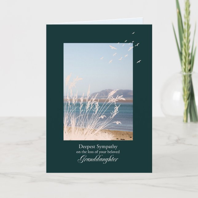 Sympathy on Loss of Granddaughter Card (Front)