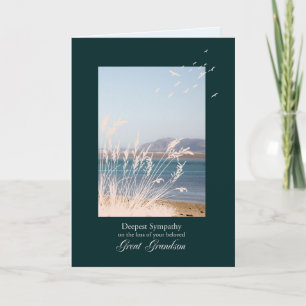 Sympathy on Loss of Great Grandson Card