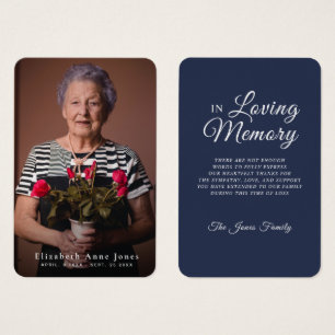 Sympathy Photo Card