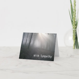 Sympathy Rays Through Fog Card