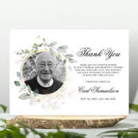 Sympathy Service Mass Thank You Memorial Greenery