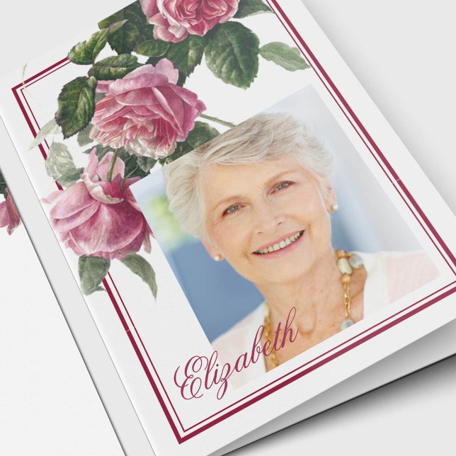Sympathy Thank You Cards Pink Tea Rose (Thank you card after funeral)