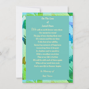 Sympathy thank you digital under 2 dollars poem announcement