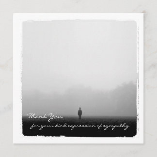 Sympathy Thank You Flat Photo Card