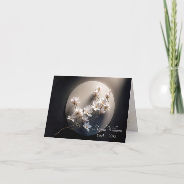 Sympathy Thank You Flowering Dogwood  Card (Front)