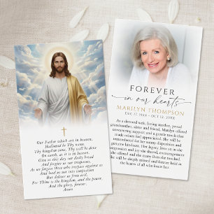Sympathy The Lords Prayer Jesus Prayer Card