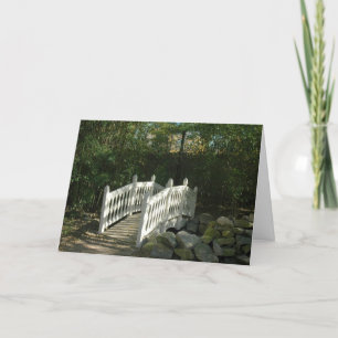 Sympathy, White Bridge Card