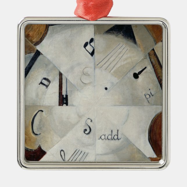 Symphony, 1915 metal ornament (Front)
