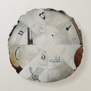 Symphony, 1915 round cushion