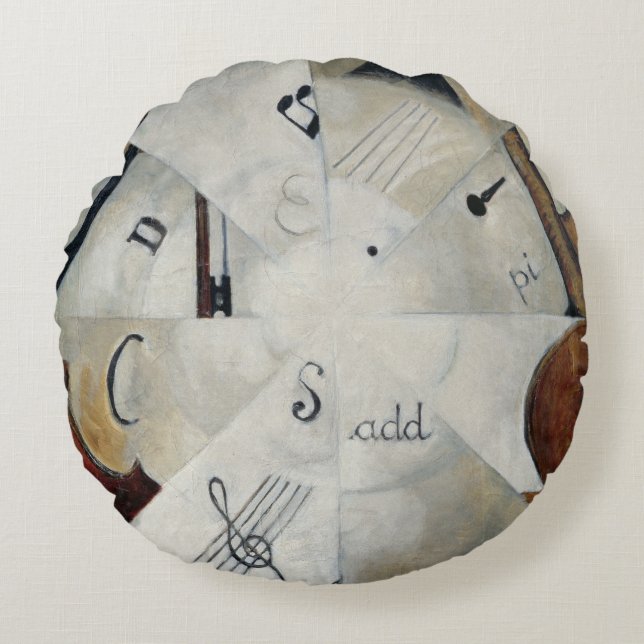 Symphony, 1915 round cushion (Front)