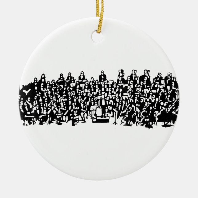 SYMPHONY! CERAMIC ORNAMENT (Front)