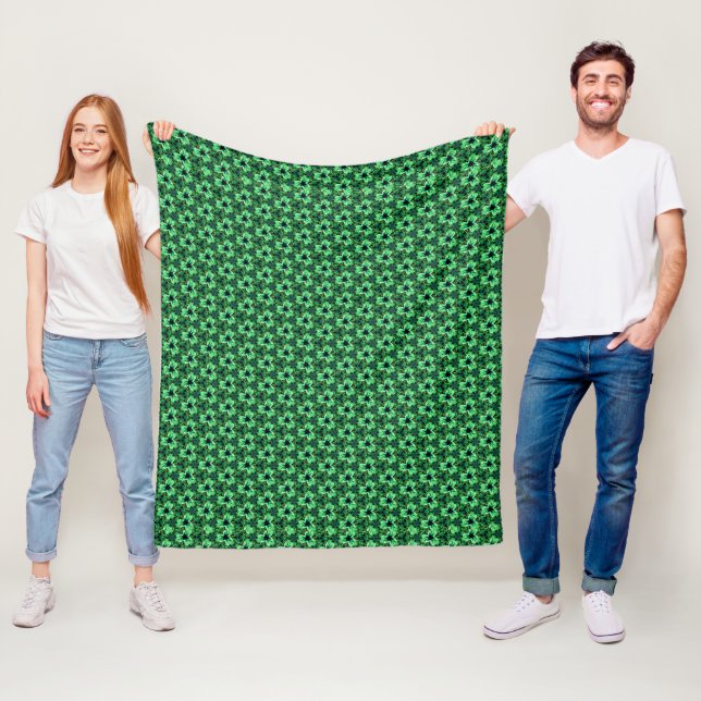 Symphony in Green  Fleece Blanket (In Situ)