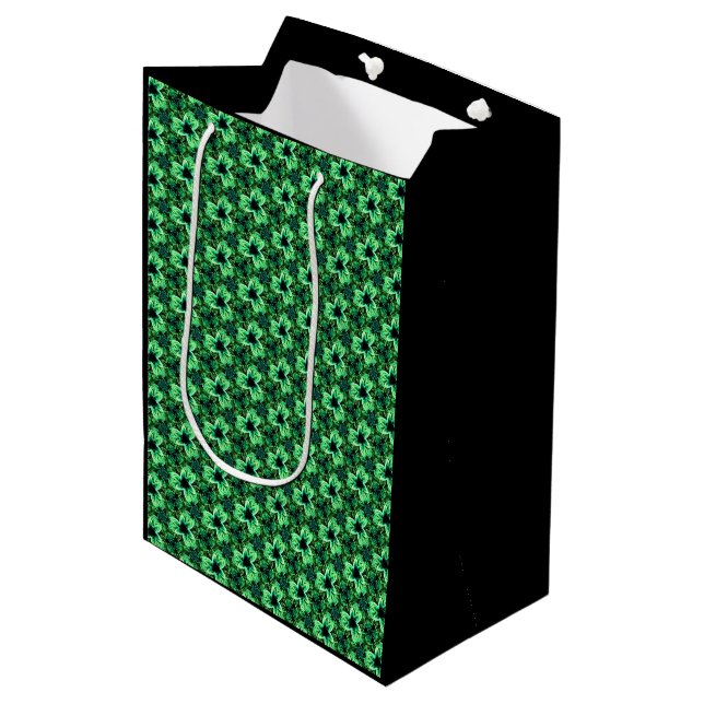 Symphony in Green  Medium Gift Bag (Front Angled)