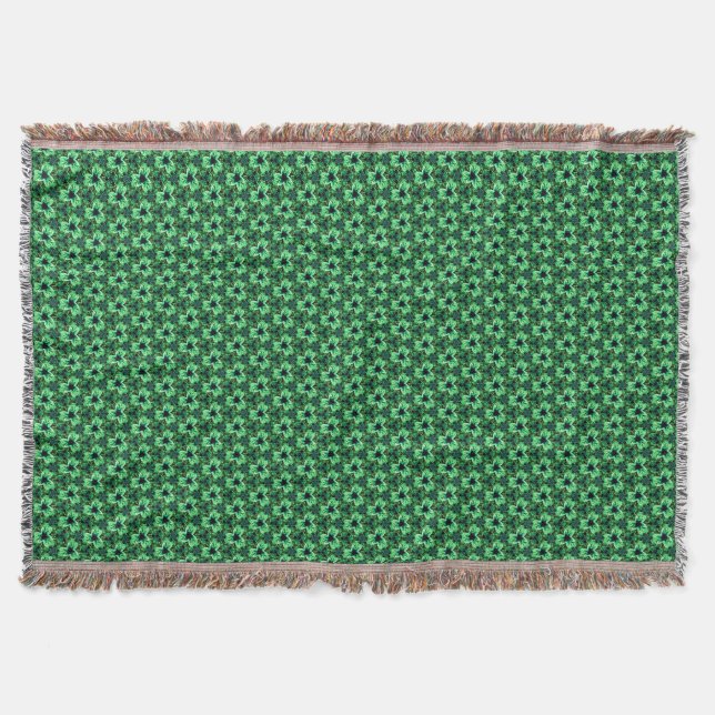 Symphony in Green  Throw Blanket (Front)