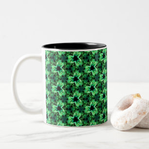 Symphony in Green Two-Tone Coffee Mug