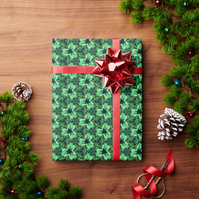 Symphony in Green  Wrapping Paper (Holiday Gift)