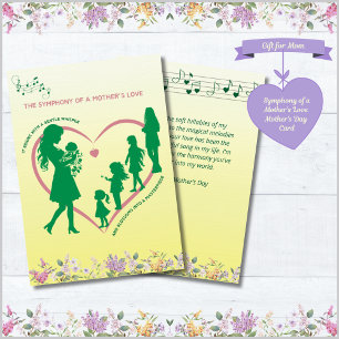 Symphony of a Mother's Love Mother's Day Card