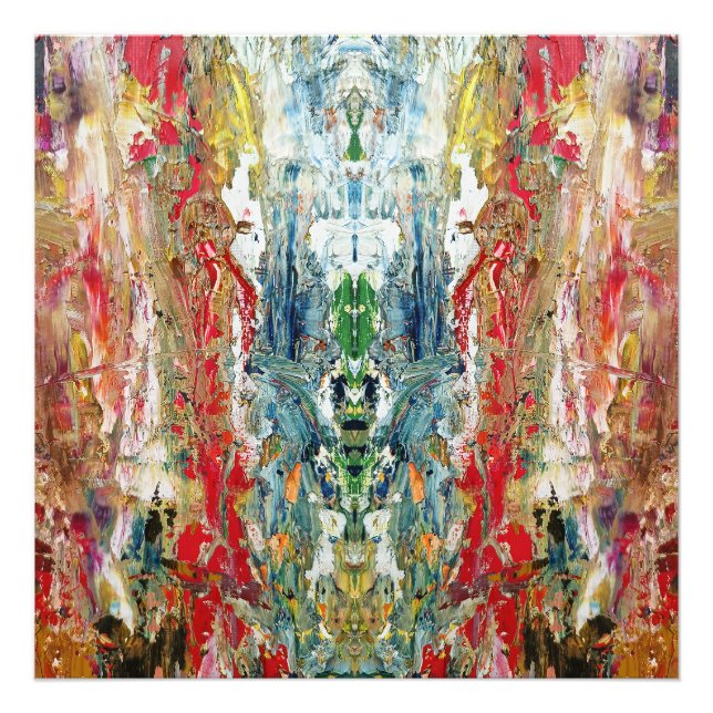 Symphony of Chaos – Abstract Real Artist’s Palette Photo Print (Front)