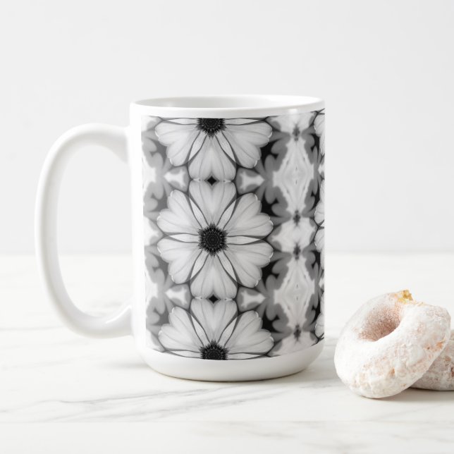 Symphony of Petals  Coffee Mug (With Donut)