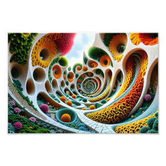 Symphony of Shapes and Colours Photo Print