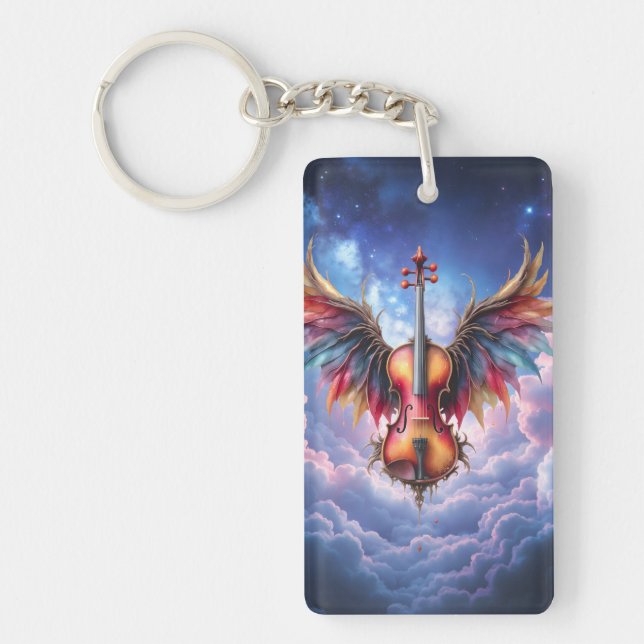 Symphony of the Moonlit Skies Key Ring (Front)