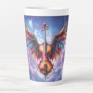 Symphony of the Moonlit Skies Latte Mug