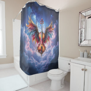 Symphony of the Moonlit Skies Shower Curtain