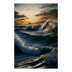 Symphony of Waves Poster