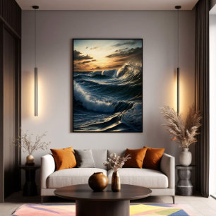Symphony of Waves Poster