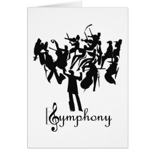 SYMPHONY orchestra in a stylised design