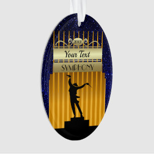 Symphony Orchestra Music Ornament