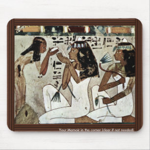 Symposium Detail By Maler Der Grabkammer Des Thot Mouse Pad