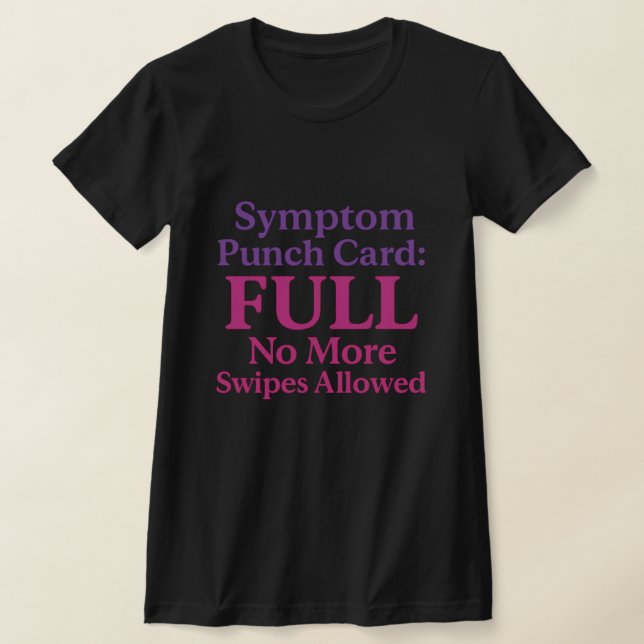 Symptom Punch Card Tee (Laydown)