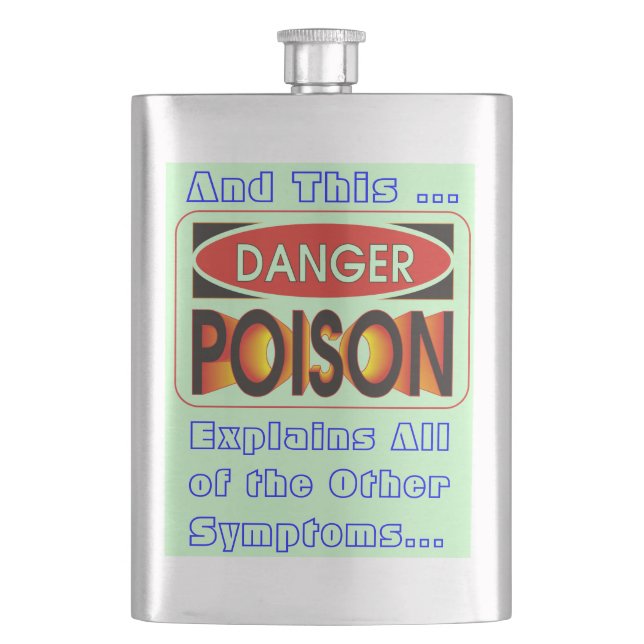 Symptoms Explained... Hip Flask (Front)