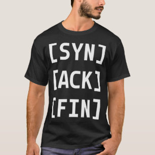SYN ACK FIN Funny Network Administrator Premium T-Shirt