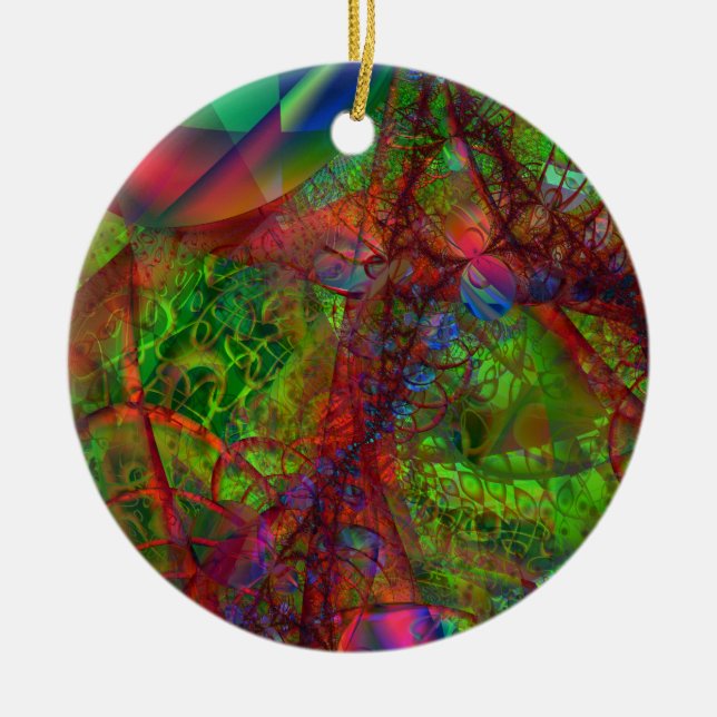 Synapse Ceramic Ornament (Front)