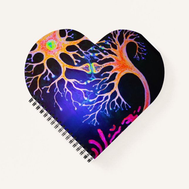Synapses connecting neurons notebook (Front)