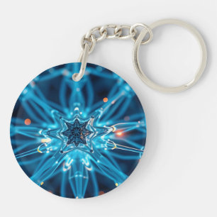 Synaptic Star Key Ring
