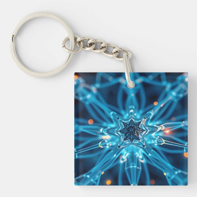 Synaptic Star Key Ring (Front)